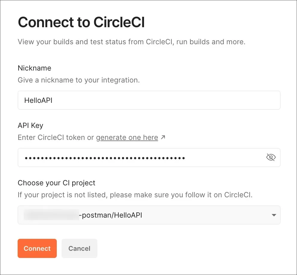 Connect to CircleCI