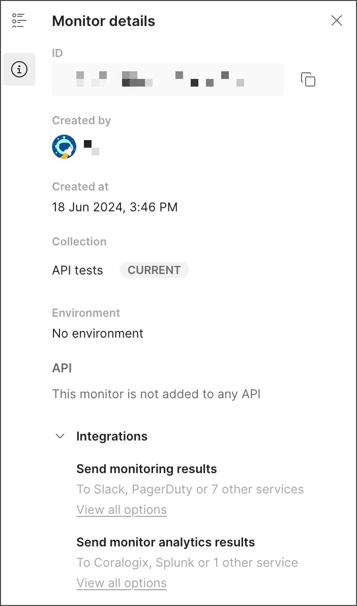 Monitor details