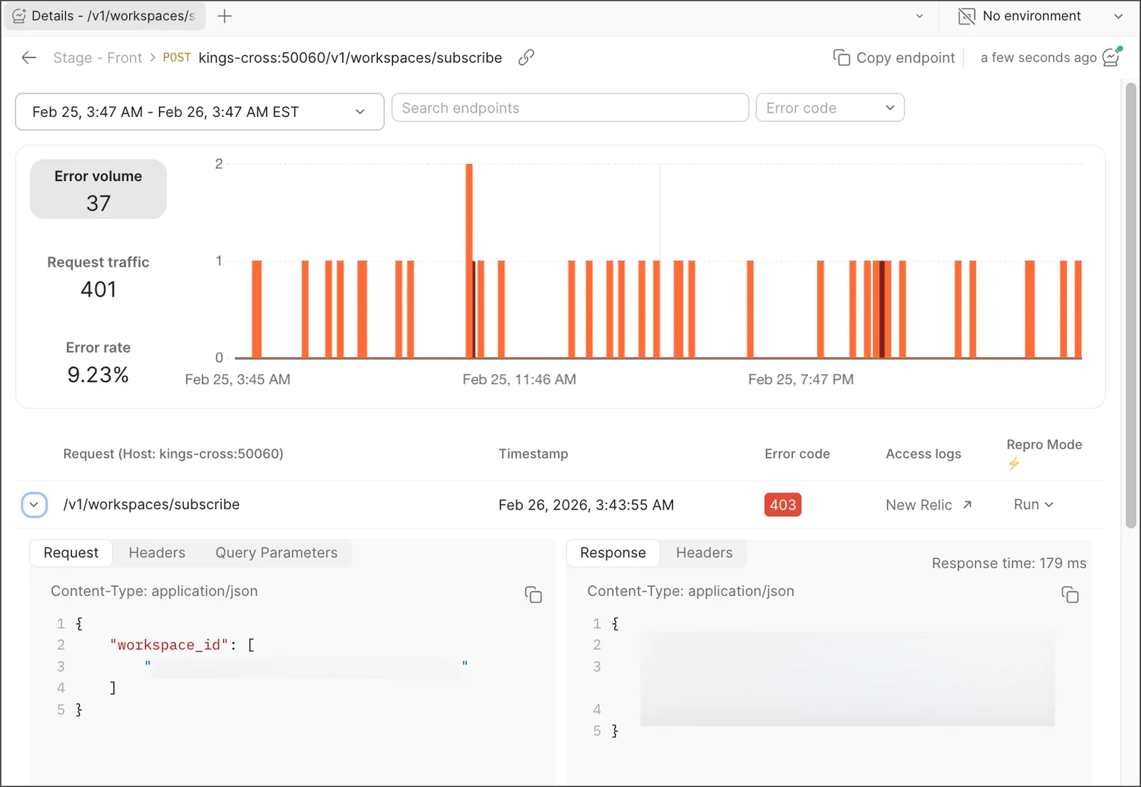 Error details