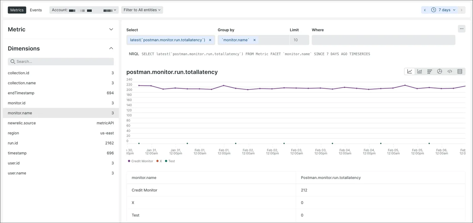 New Relic filters