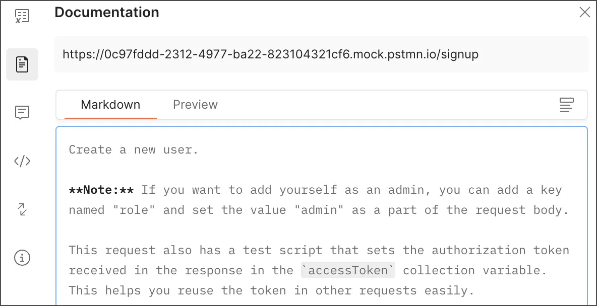 Markdown editor