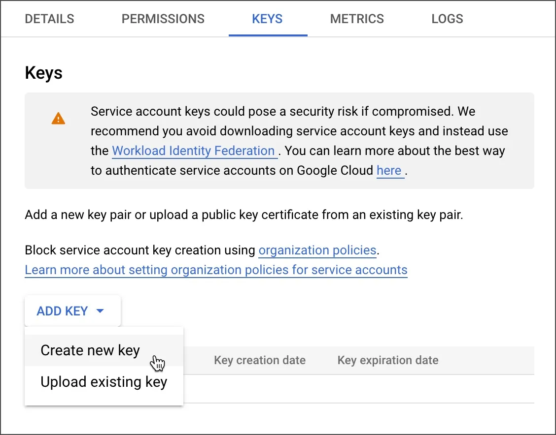 Generating a private key