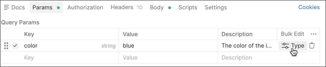 Add types