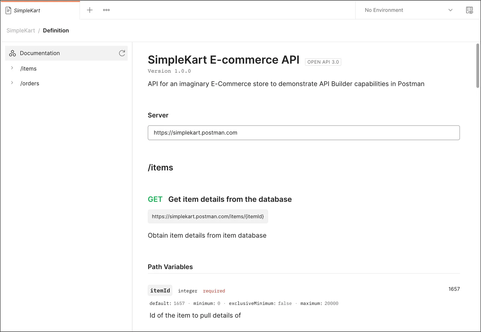 Viewing schema documentation