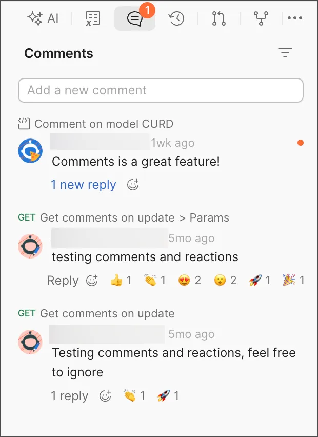 Aggregated comments