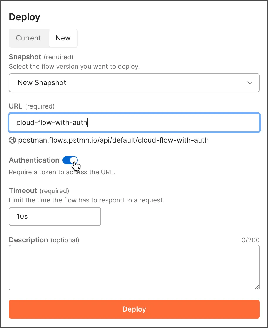 Enable auth