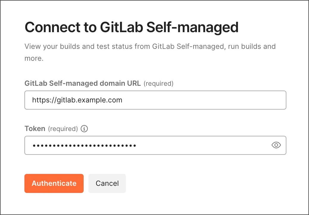 Connect to GitLab CI/CD