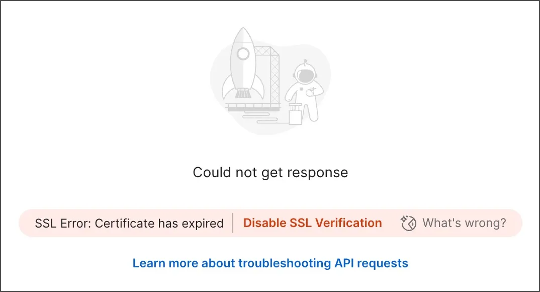 Verification error