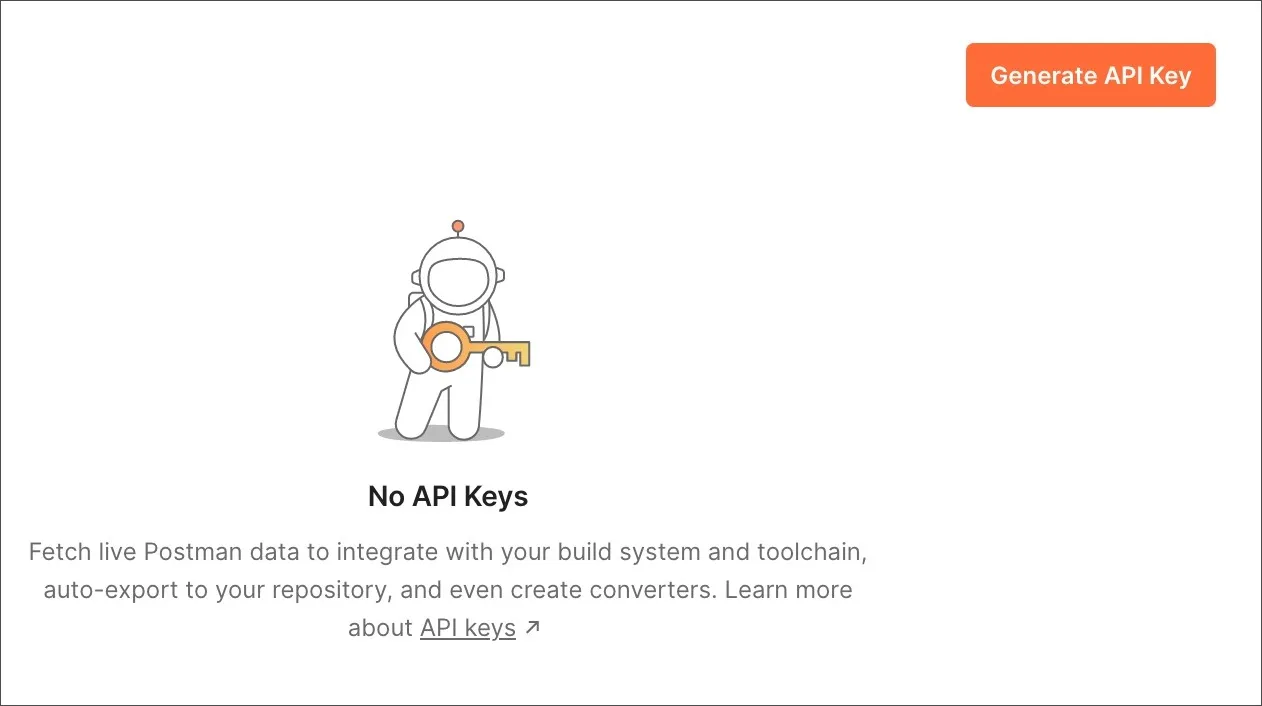 Generate API Key