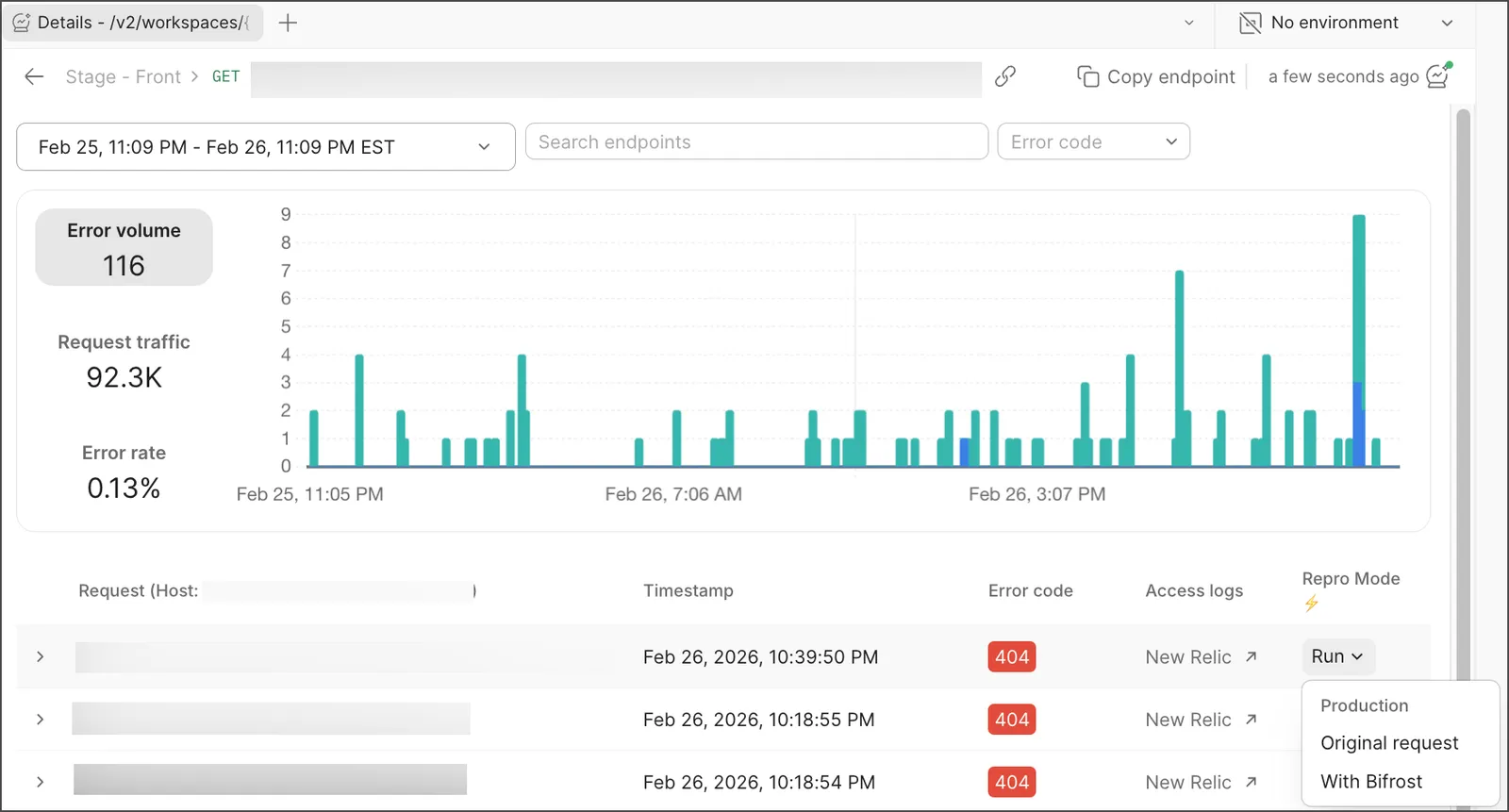 Access Insights Repro Mode