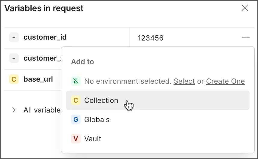 Define a value for an unresolved variable