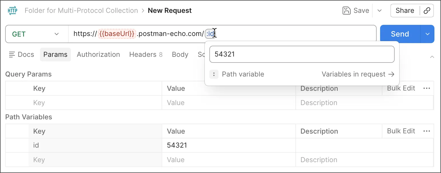Path parameter