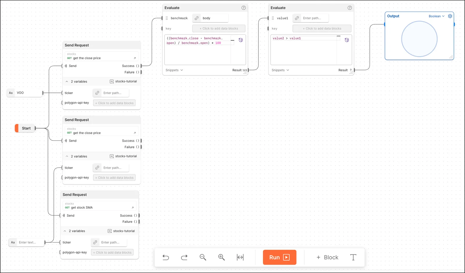 Dashboard flow - step 2