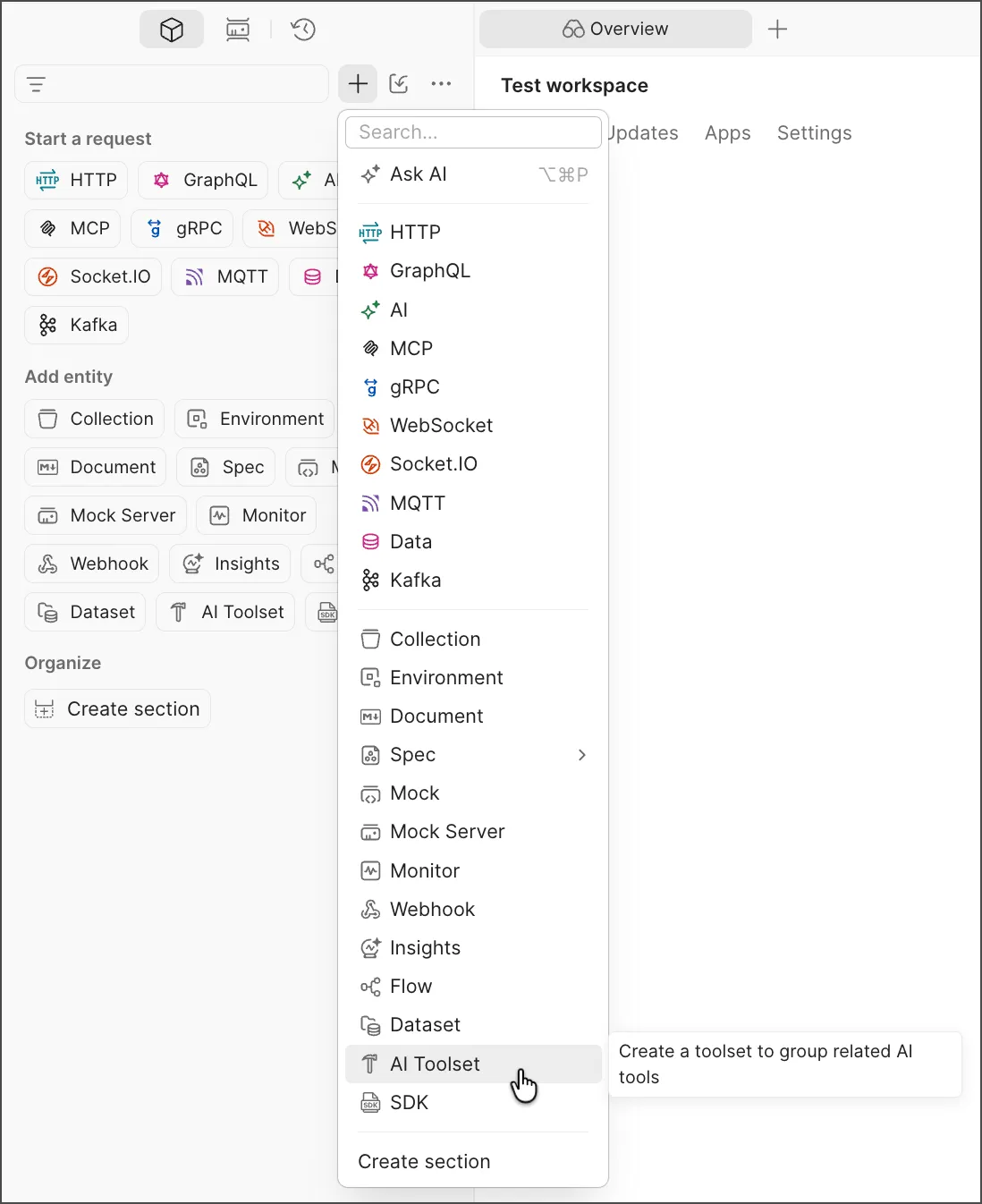 Add a new toolset