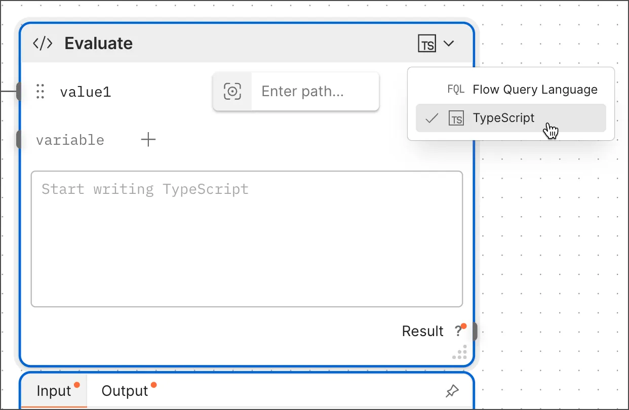 Select TypeScript