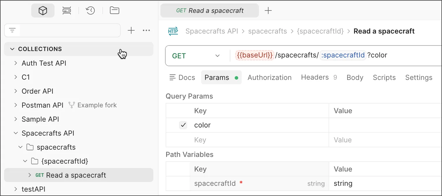 Collections selected in the sidebar