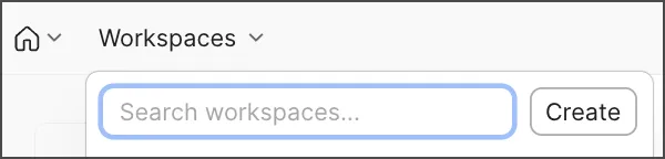 Start a new workspace