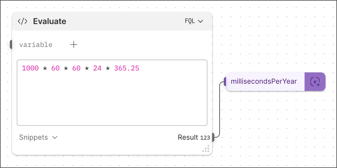 Milliseconds per year blocks