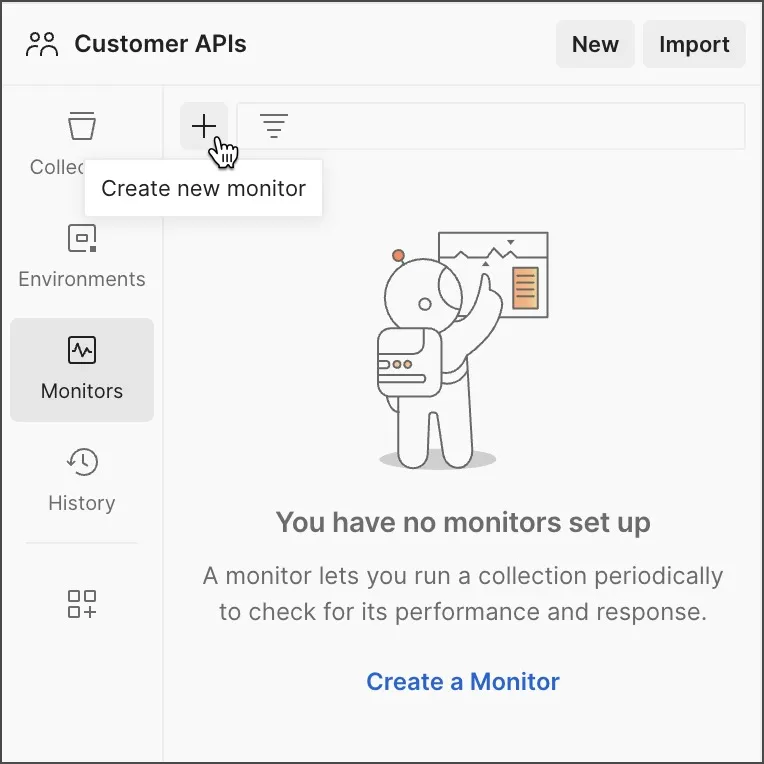 Create a new monitor