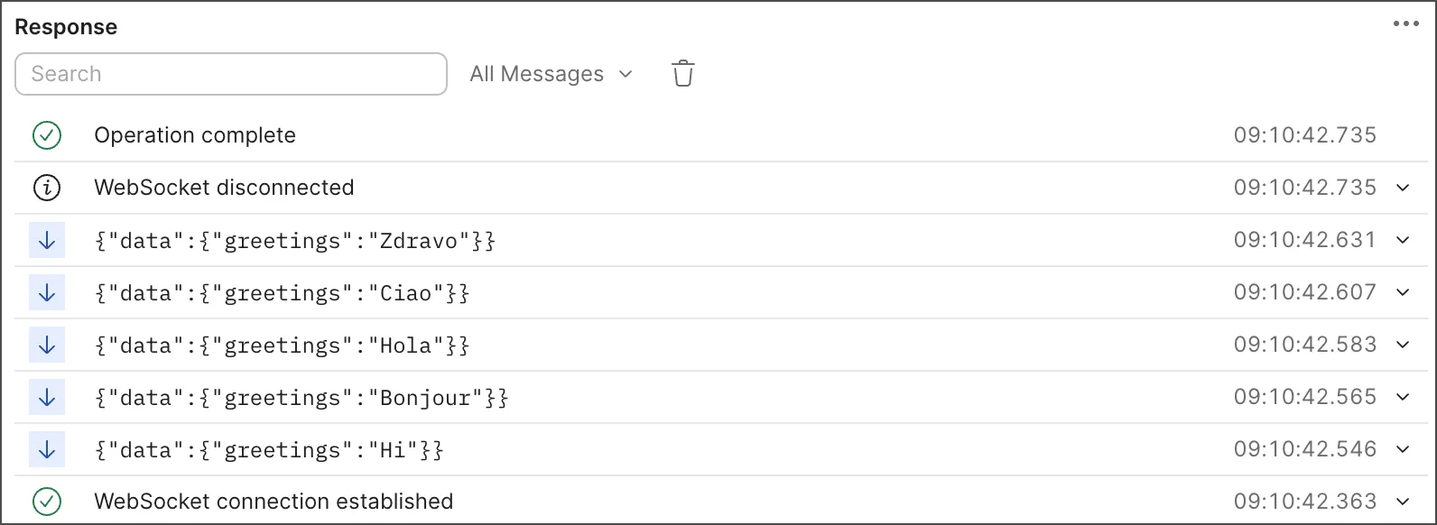 Multiple responses